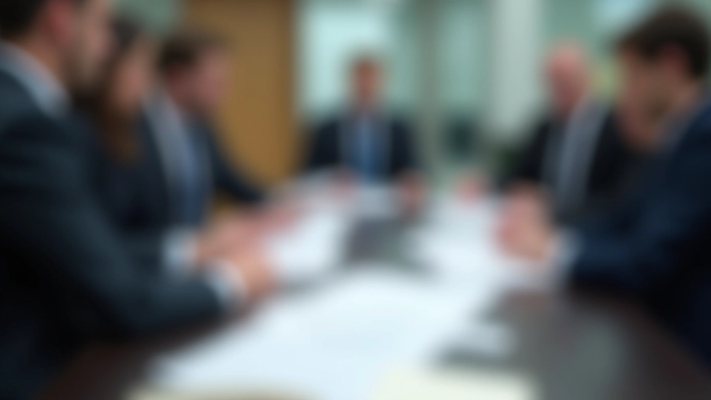 Stadtrat oder Gemeinderat diskutiert Haushaltsplan mit Finanzunterlagen und Grafiken auf dem Tisch